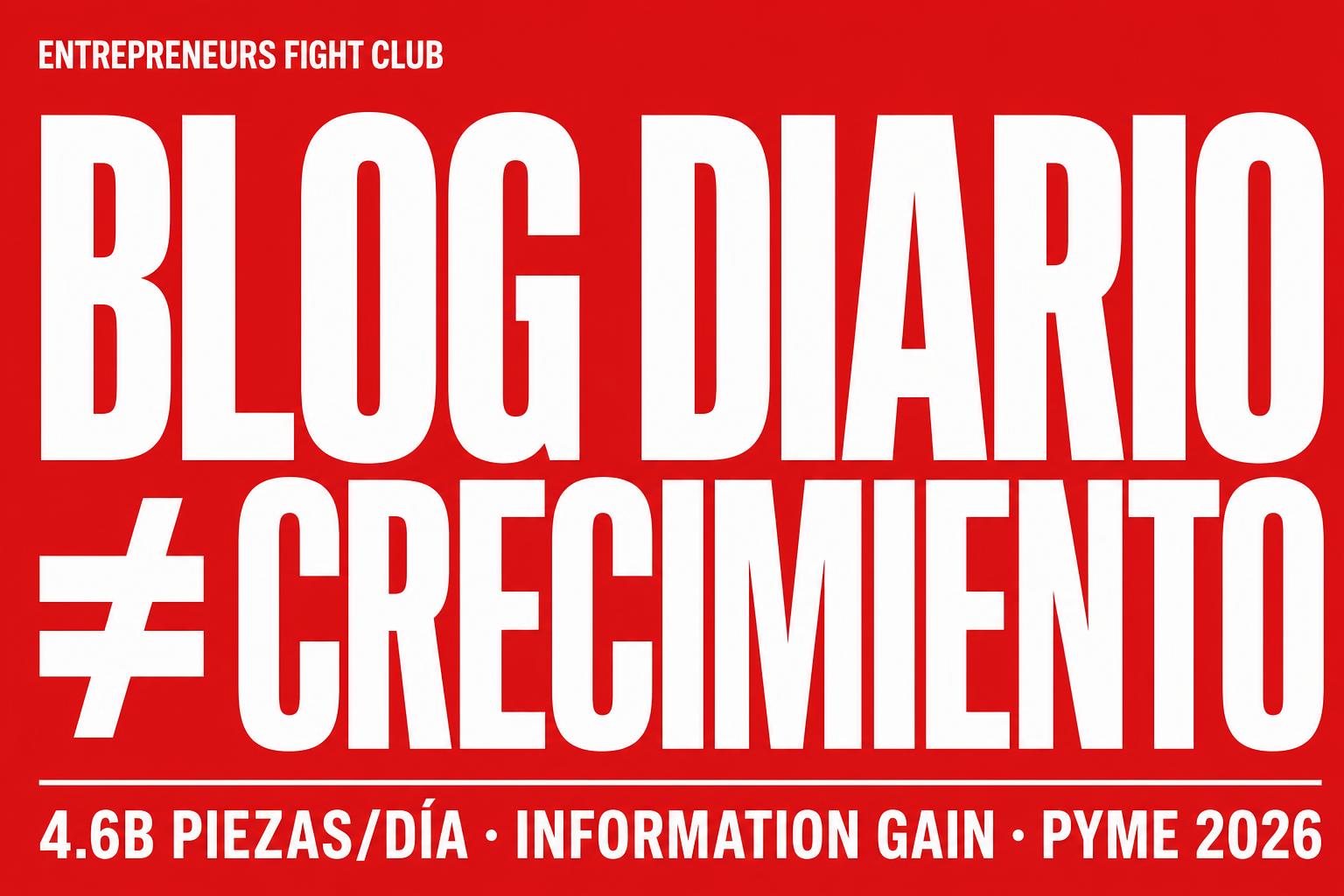 Por qué tu blog diario no sirve para nada (y qué hacer en su lugar)