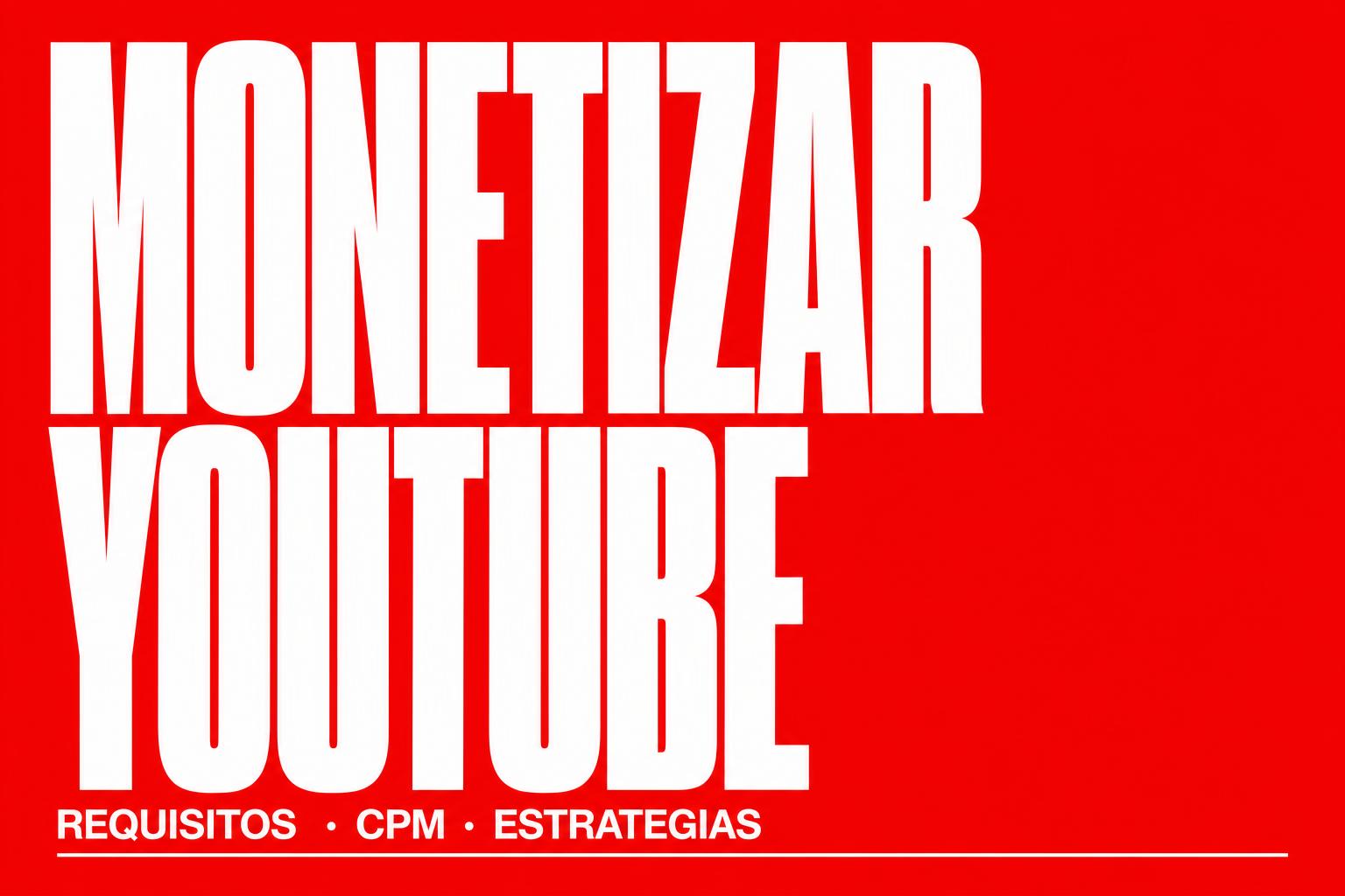 Cómo monetizar los vídeos en YouTube