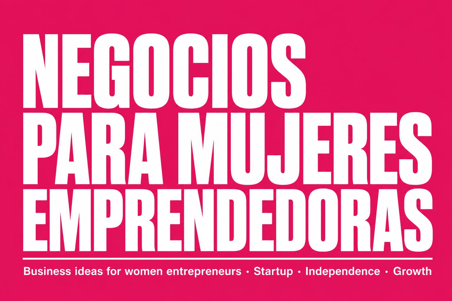 21 Negocios para mujeres emprendedoras en 2021