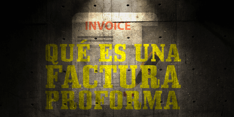 que es una factura proforma
